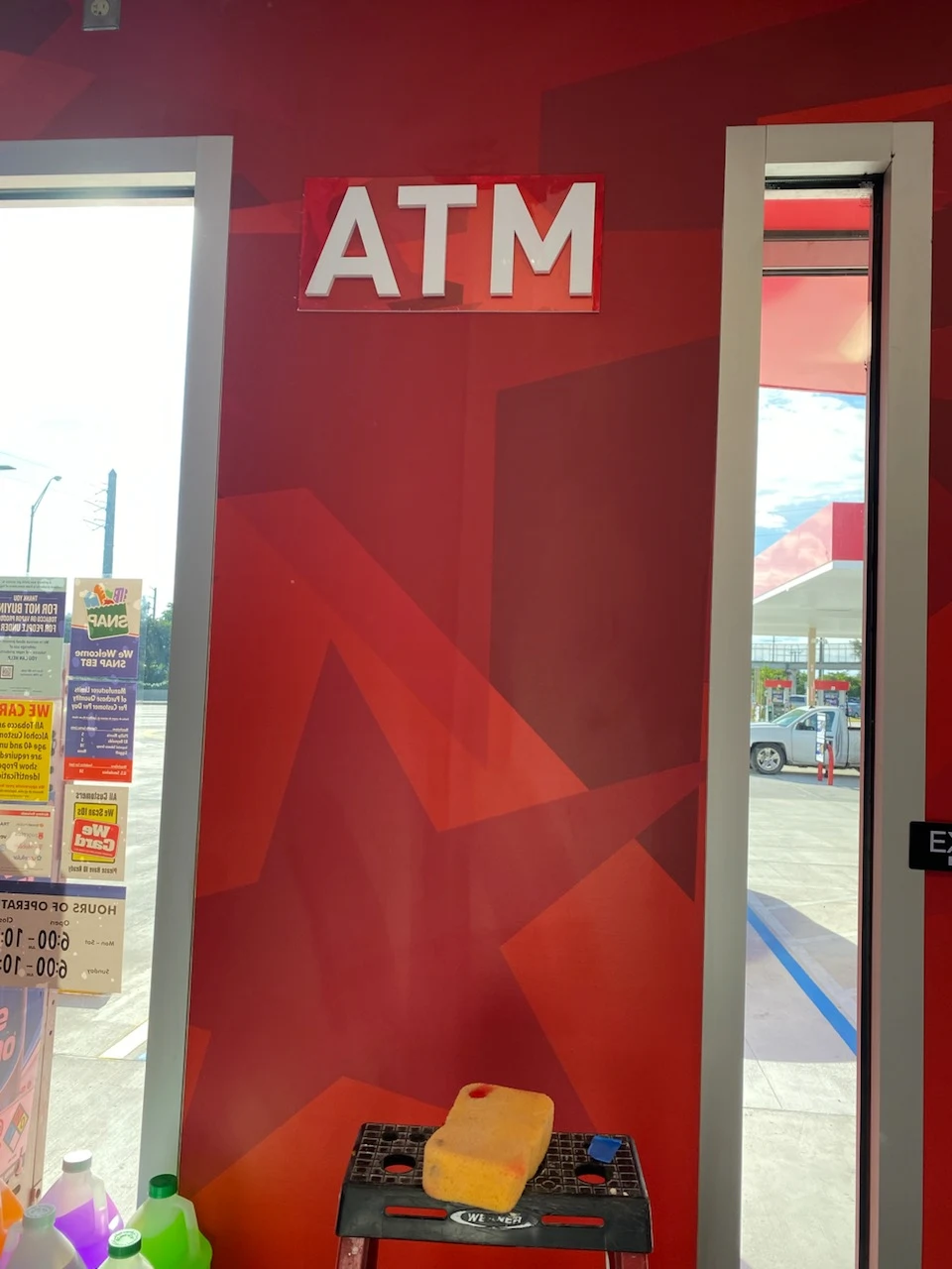 Commercial wall graphic installation